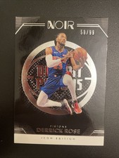 2019-20 Panini Noir - Icon Edition Derrick Rose #121 #/99