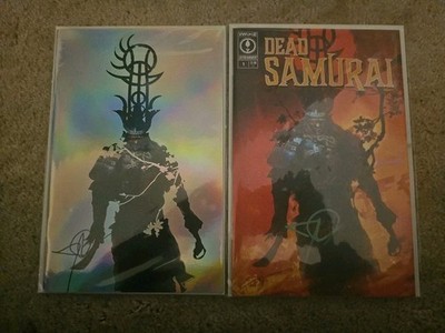 Dead Samurai #1 Signed Silver Foil W/ COA/Dead Samurai #1 Trade signed w COA 