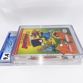 The Simpsons Bartman Meets Radioactive Man Nintendo NES CGC 9.4/A+ Sealed New