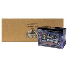 2026 Leaf Metal Football Jumbo 8-Box Case