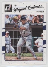 2017 Panini Donruss Miguel Cabrera #93 2u3