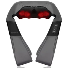 Nekteck Shiatsu Neck and Back Massager with Soothing Heat, Shoulder Massager ...