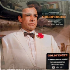 Goldfinger Remastered FORT KNOX GOLD Vinyl Soundtrack CD Score La-La Land Record