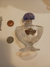 Vintage Baccarat Style Guerlain Shalimar Perfume Bottle glass jar paris 1930s fr