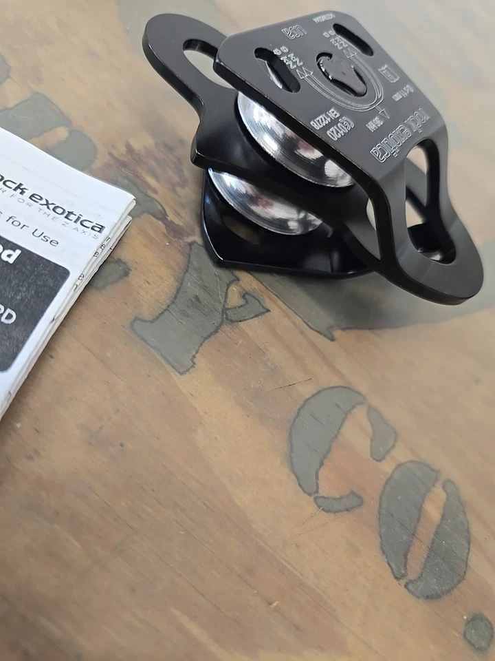 Rock Exotica Machined Rescue Pulley Rescue Rope Access #2 - Image 3 of 3