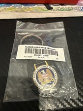 Supreme FW17 Pledge Alegiance Keychain Brand New Authmetic