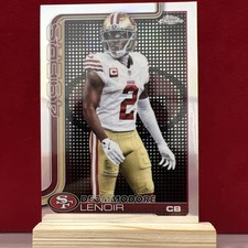Topps Chrome Rookie Deommodore Lenoir #269 49ers NFL Football 2024