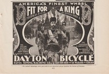 CZAR NICHOLAS II RIDES A DAYTON BICYCLE IN AN...