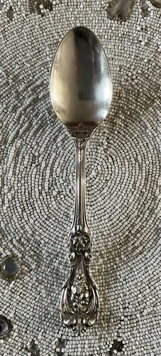 FRANCIS FIRST R&B STERLING  6 5/8" OVAL SOUP DESSERT SPOON NO MONO