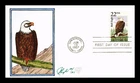 US COVER BALD EAGLE WILDLIFE CAPEX FIRST DAY ISSUE PUGH HAND PAINTED