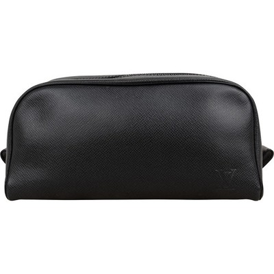 Louis Vuitton Noir Taiga Leather Trousse Toilette Bag Tasche Kosmetiktasche