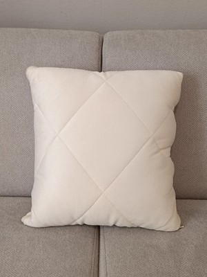 HSE - Verwandlungs-Kissen - Creme - Mikronesse - Plüsch / Peachqualität