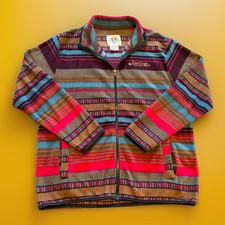 Vintage Arctic Image Aztec Fleece Sweatshirt Grand Canyon National Park Medium