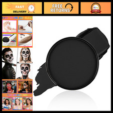 Vibrant Fast-Drying Water-Based Black Face Paint for Halloween - 1.06 oz