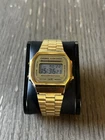 Casio G-Shock A168WG-9VT Watch - Vintage Digital - Gold Color
