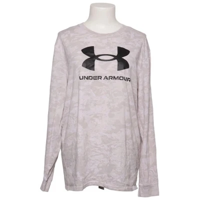 Under Armour, T-shirt, taille : M, gris, camouflage, homme #SBQ - Photo 1/4