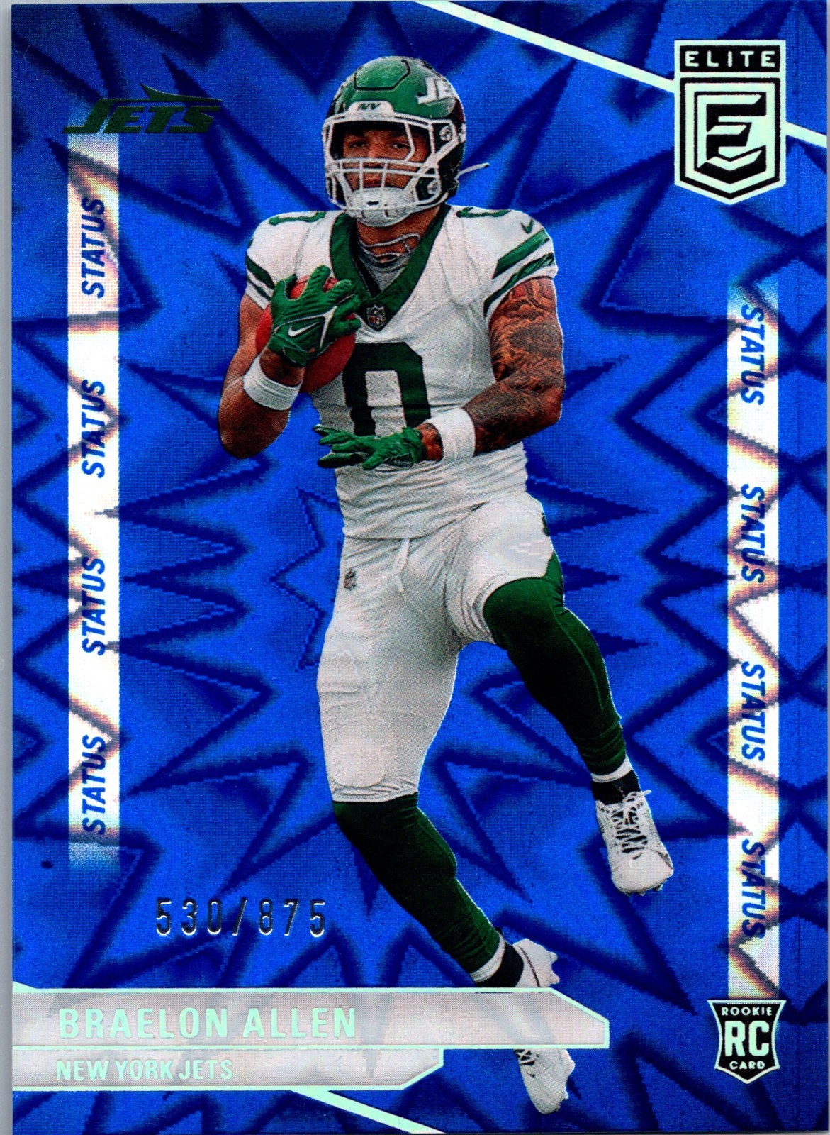 2024 Panini Donruss Elite Rookies Braelon Allen #194 Status Explosion /875 (RC)