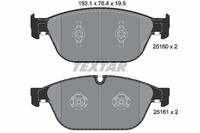 Bremsbelagsatz FÜR Audi A8 D4 (4H2, 4H8, 4HC, 4HL) - Textar 2516002