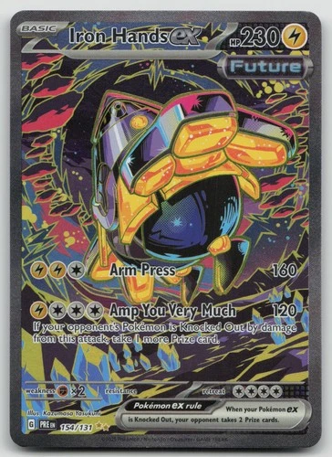 Iron Hands Ex 154/131 Prismatic Evolutions Pokemon Nm