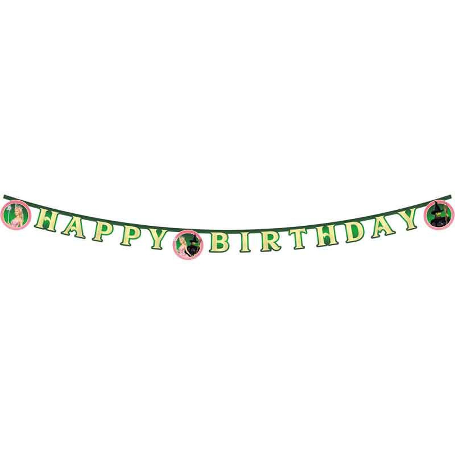 Wicked Party Banner Happy Birthday Wicked For Good Musical Party Garland Bunting