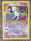 Vintage Pokemon TCG Mew 9 Black Star Promo Holo WoTC Swirl