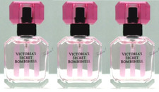 VICTORIA'S SECRET BOMBSHELL MINI PARFUM SPRAY .25 OZ LOT OF 3 PCS