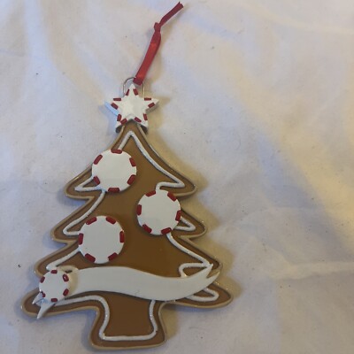 Personalisierte hängende Ingwerbaum Familie 3 hängende Weihnachtsdeko 