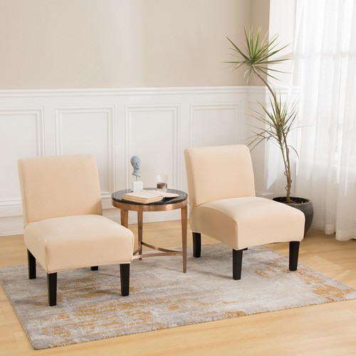 Armless Accent Chair Cover, Large Size Armless Slipper Chair Slipcover Protector - 第 82/86 張圖片