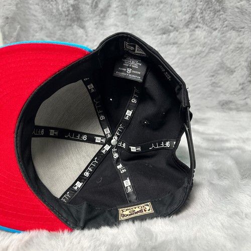 Houston Rockets Hat Blue Black New Era 9 Fifty Hardwood Classics - Picture 9 of 11