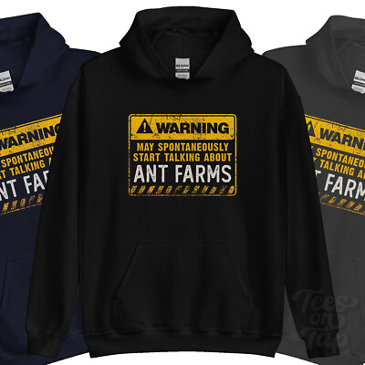 WARNUNG KANN SPONTAN ANFANGEN ÜBER AMEISENFARMEN HOODIE ZU SPRECHEN