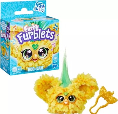 Furblets HOO-LAH Pineapple Mini Friend, 45+ Sounds & Music FURBY