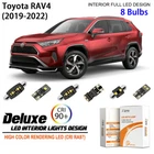 LED Interior Light Kit for Toyota RAV4 2019-2022 White LED Light Bulbs Upgrade
