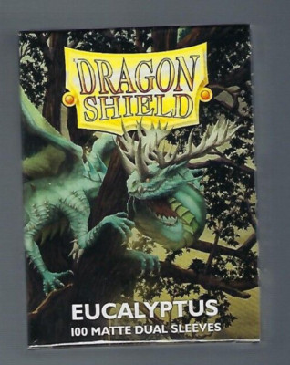 Dragon Shield Matte Eucalyptus (100) Shield Sleeves Free Shipping