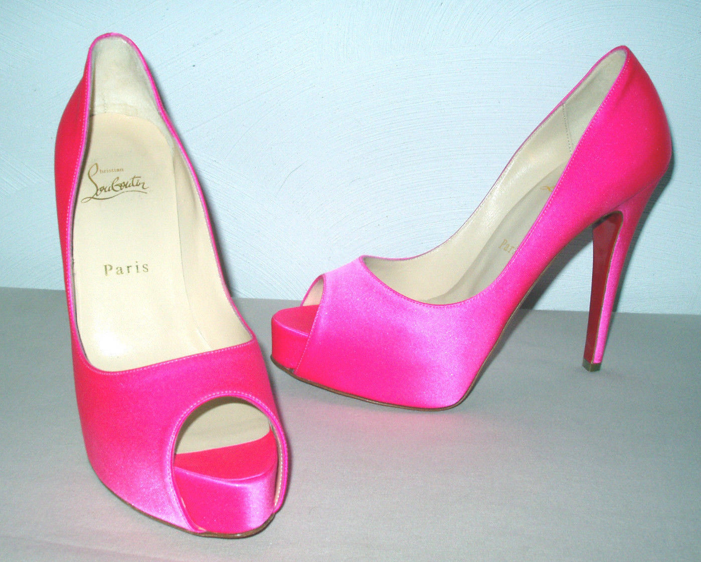 pink peep toe shoes
