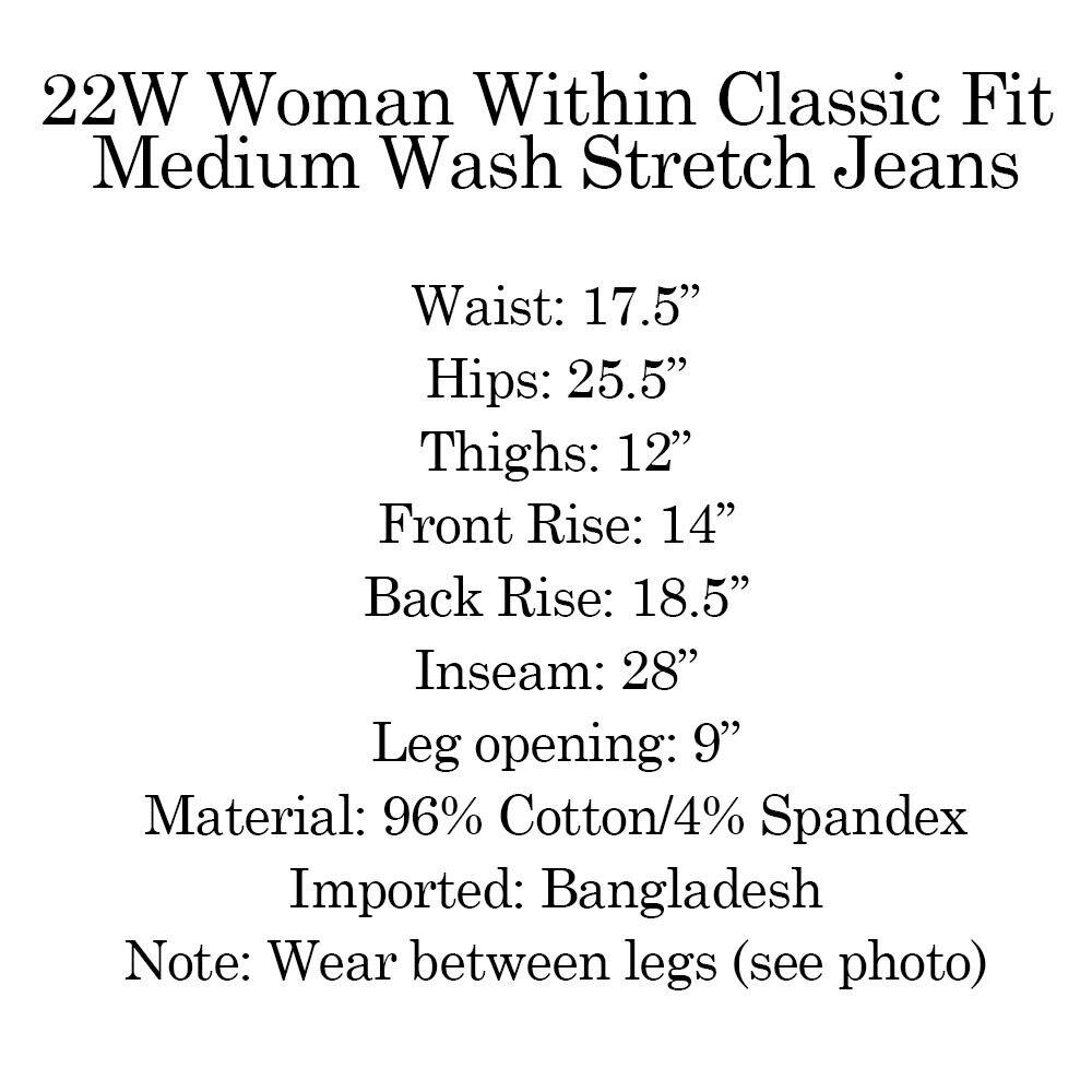 Woman Within Plus Size Stretch Jeans (your choice) - image 12