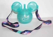 Disney 100 DCA World Of Color ONE Mickey Mouse Light Up Sipper Cup w/ Lanyard