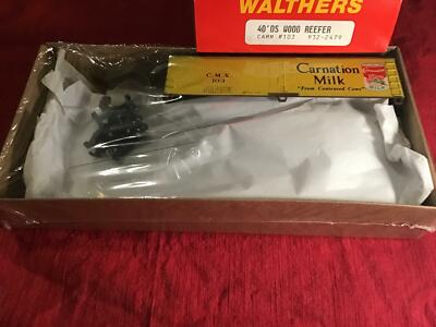 WALTHERS HO-SCALE 40  CARNATION REEFER KIT #932-2479 ROAD #103 BRAND NEW!!!