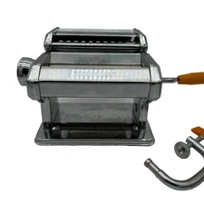 Pasta Queen Chrome Noodle Making Machine Italy 15 4595 Gourmet Himark