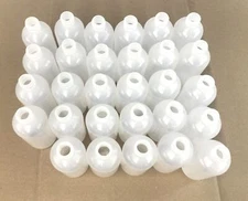 Silgan 6oz Boston Round Natural 24-410 Clear Bottle 45152 [Lot of 29] NOS