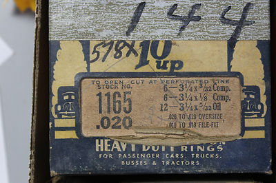 NOS RAMCO PISTON RING SET STOCK #1165  .020  (57)