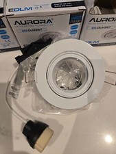 Image of 8 X Aurora GU10 Adjustable Downlights, Spotlights. Brand New. EDLM™ PRO EN-DLM35