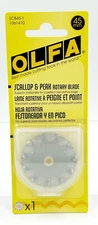 OLFA SCB45-1 45mm Scallop & Peak Rotary Cutter Blade New in Package