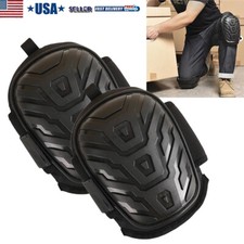 1 Pair Heavy Duty Gel Knee Pads for Construction, Flooring - Extra Thick Cushion
