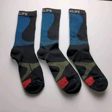 Voxx Life Stasis Neuro Socks Crew Lot Of 3 Pairs Size L (Men's 9.5-12.5)