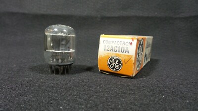 Vintage GE 12AC10A Vacuum Electron Tube NOS Untested  FREE SHIPPING