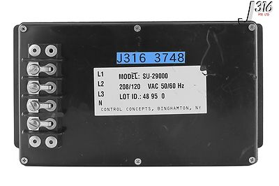 you 3748 CONTROL CONCEPTS 208/120 VAC 50/60 HZ SU-29000 | eBay