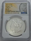 1882 CC Morgan Silver Dollar NGC MS70 First Day Morgan Label 2023 Fiji Mint .999