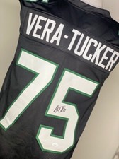 Alijah Vera-Tucker Autographed Jersey - JSA Authenticated