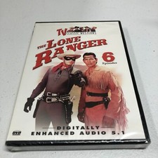 NEW The Lone Ranger 6 Episodes (DVD) TV Classic Westerns Platinum Disc 16529