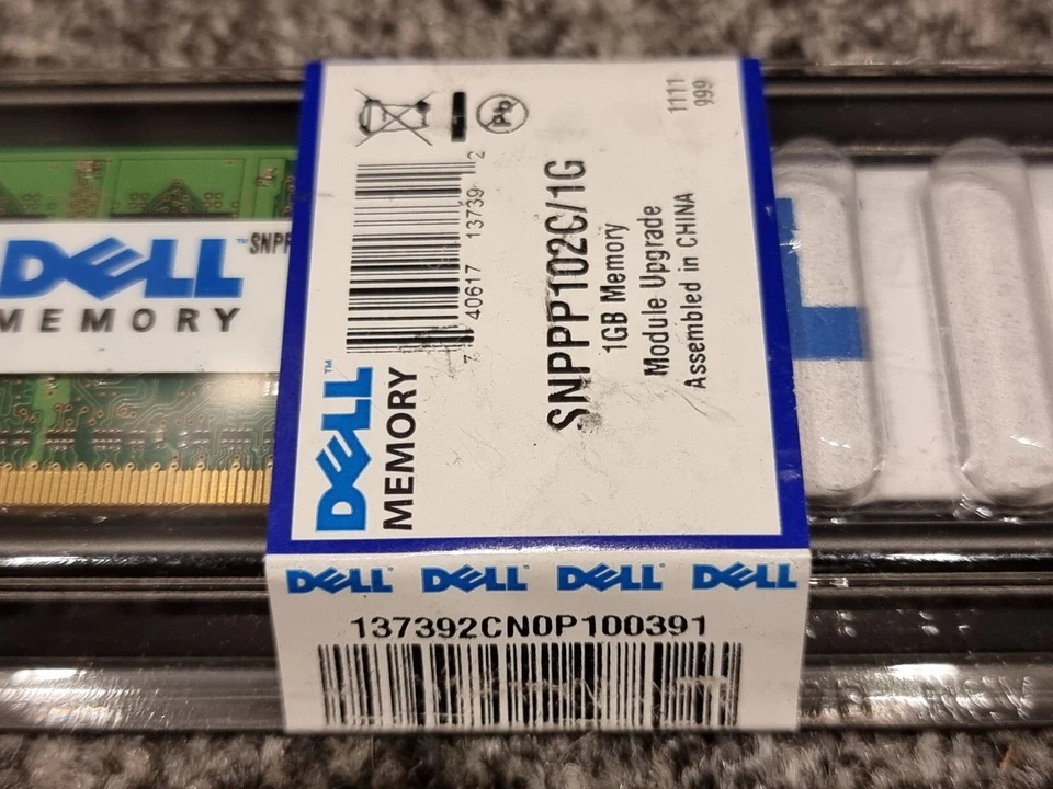 2 x 1GB LAPTOP SODMIMM DDR2 800MHz RAM MEMORY STICK MODULE NEW DELL SNPPP1-2C/1G - Image 2 of 4